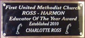 Ross- Harmon Educator of the Year